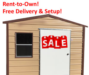 portable storage sheds in Philadelphia MS for purchase or rent to own