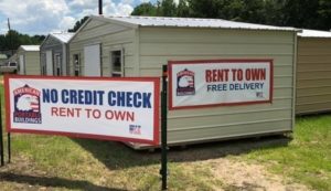 Rent to own portable storage buildings in Philadelphia MS